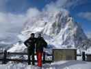 Ich und Markus am Ciampinoi, 2.254 m (18. März)