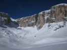 von der Bergstation des Sessellifs Vallon Richtung Westen (21. März)