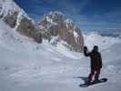 Markus auf der Piste 'Punta Rocca' (21. März)