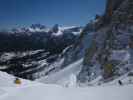 Markus auf der Piste 'Forcella Rossa' (22. März)