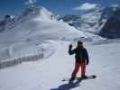 Markus auf der Piste 'Belvedere' (23. März)