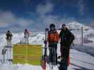 Ich und Markus am Sass de Pordoi, 2.948 m (23. März)