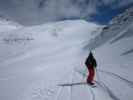 Markus zwischen Forcella Pordoi und Bamberger Hütte (23. März)