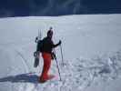 Markus zwischen Forcella Pordoi und Bamberger Hütte (23. März)