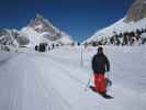 Markus auf der Piste 'Falzarego' (24. März)