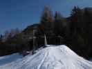 Bergstation des ehemaligen Skilifts Ronc (25. März)