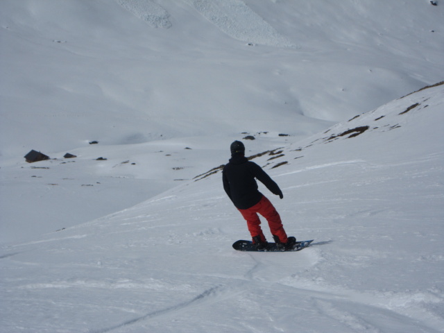 Markus zwischen Piz Val Gronda und Fimbatal (8. Apr.)