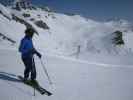 Stefan auf der Piste 70a (8. Apr.)