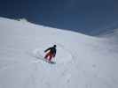 Markus neben der Piste 34 (8. Apr.)