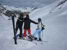 Ich, Markus und Mama auf der Piste 40 (13. Apr.)