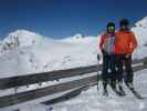 Stefan und ich am Fernaujoch, 3.055 m