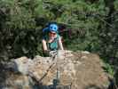 Gebirgsvereins-Klettersteig: Sabine im Braunerwandl