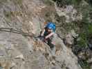 Gebirgsvereins-Klettersteig: Sabine in der Weningerwand