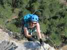 Gebirgsvereins-Klettersteig: Sabine in der Weningerwand