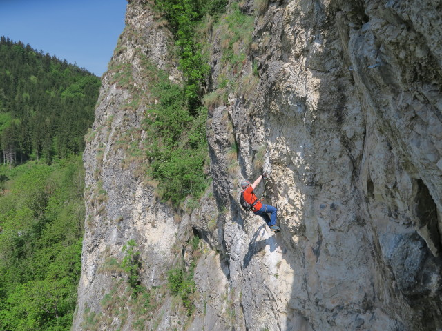 Thomas zwischen Schlangengraben und Wendepunkt