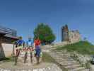 Michael, ich und Thomas am Schlossberg, 616 m