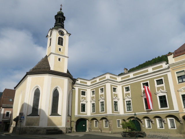 Sebastianskapelle und Dreherhaus in Weyer, 399 m