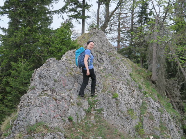 Sabine am Weg 84 zwischen Schrabachauer Kogel und Rapoldeck