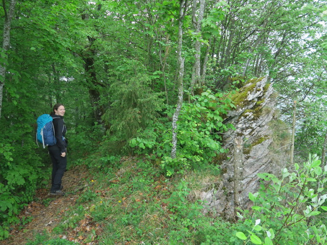 Sabine am Rotstein, 837 m (5. Mai)