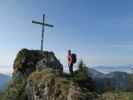 Sabine auf der Langlackenmauer, 1.482 m (6. Mai)