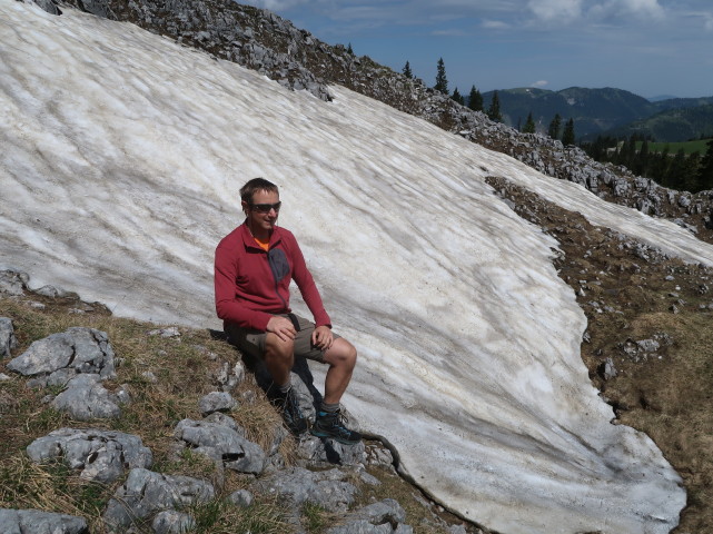 Ich neben Weg 401 zwischen Spielkogel und Waxeneggh&uuml;tte