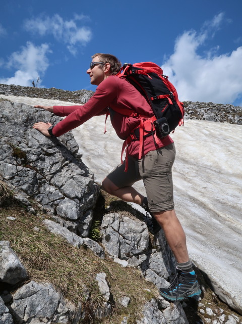 Ich neben Weg 401 zwischen Spielkogel und Waxeneggh&uuml;tte