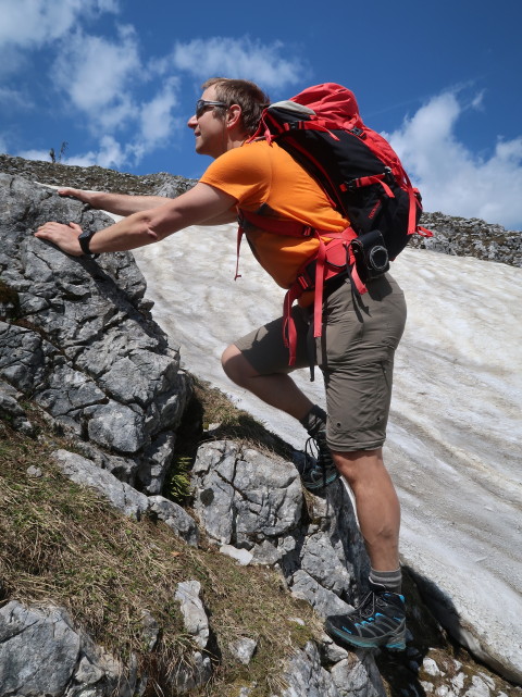 Ich neben Weg 401 zwischen Spielkogel und Waxeneggh&uuml;tte