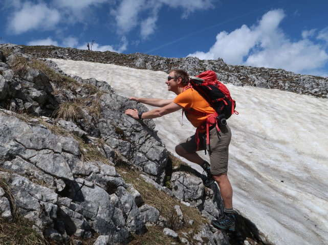 Ich neben Weg 401 zwischen Spielkogel und Waxeneggh&uuml;tte