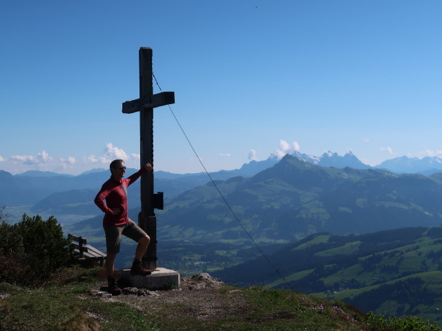 Ich am S&uuml;dgipfel des Gaisbergs, 1.749 m (12. Mai)