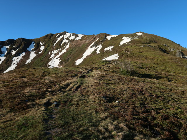 Weg 19 zwischen Oberen Kleinmoosalm und Schwarzkogel (13. Mai)