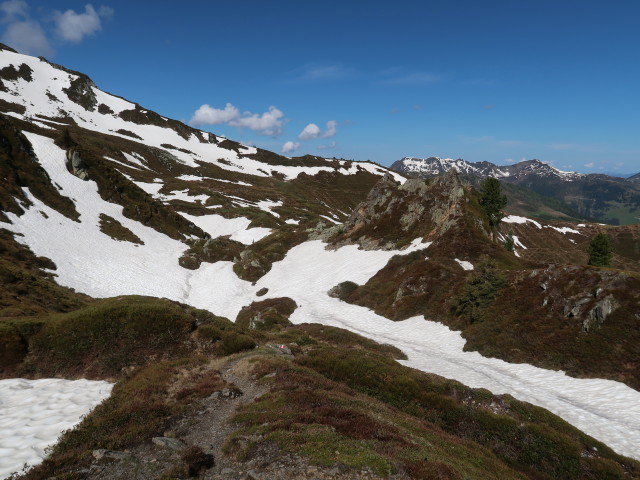 Weg 7 zwischen Blauer Lacke und Gauxjoch (13. Mai)