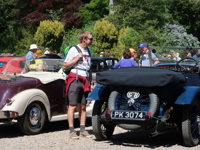 Ich beim Blair Castle (27. Mai)