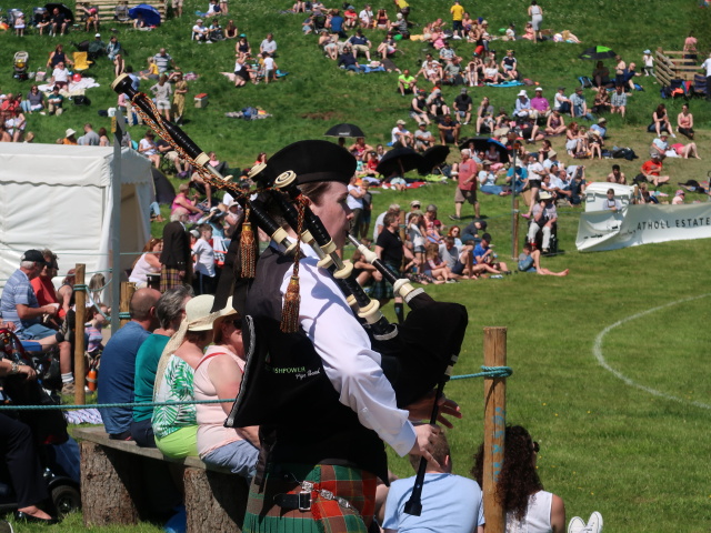 The Atholl Gathering beim Blair Castle: Piping (27. Mai)