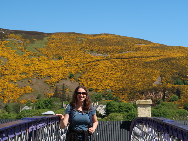 Sabine in der Helmsdale Station (28. Mai)