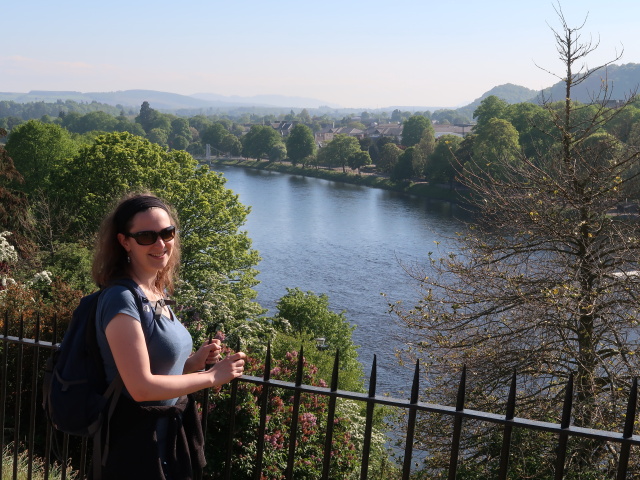 Sabine bei Inverness Castle (28. Mai)