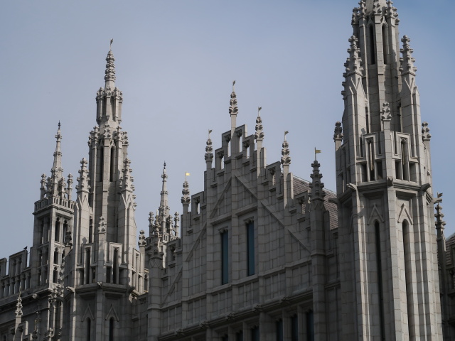 Marischal Collage in Aberdeen (30. Mai)