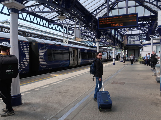 Sabine in der Stirling Station (30. Mai)