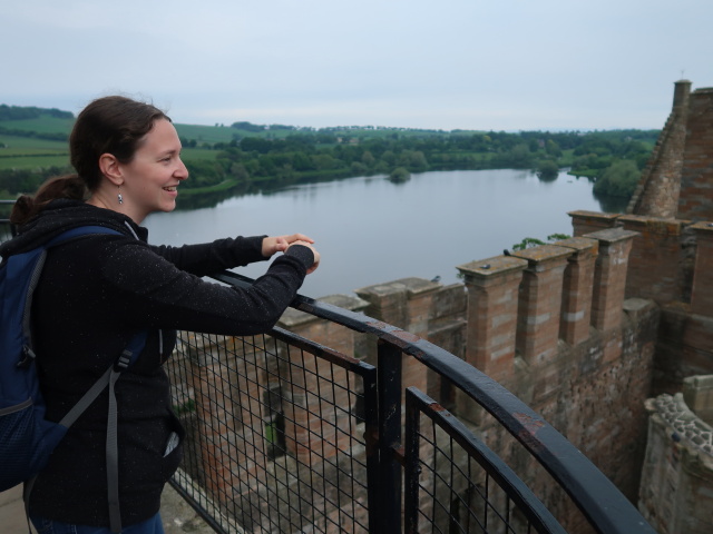 Sabine im Linlithgow Palace (31. Mai)