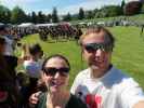 The Atholl Gathering beim Blair Castle: Sabine und ich (27. Mai)