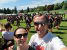 The Atholl Gathering beim Blair Castle: Sabine und ich (27. Mai)