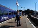 Sabine in der Inverness Station (28. Mai)