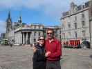 Sabine und ich in der Castle Street in Aberdeen (30. Mai)