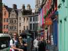 Ich und Sabine in der Victoria Street in Edinburgh (1. Juni)