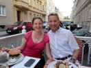 Sabine und ich im Restaurant Odysseus