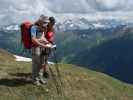 Christoph und Gudrun am Weg 19 zwischen Mislkopf und Misljoch (10. Juni)