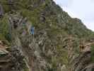 Speikboden-Klettersteig: Christian auf der Seilbrücke