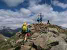 Sigrid, Daniel und Christian am Speikboden, 2.517 m