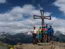 Ich, Leonie, Sigrid, Christian und Daniel am Speikboden, 2.517 m