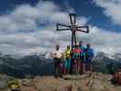 Ich, Leonie, Sigrid, Christian und Daniel am Speikboden, 2.517 m