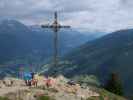 Christian, Daniel und Leonie am Kleinen Nock, 2.227 m